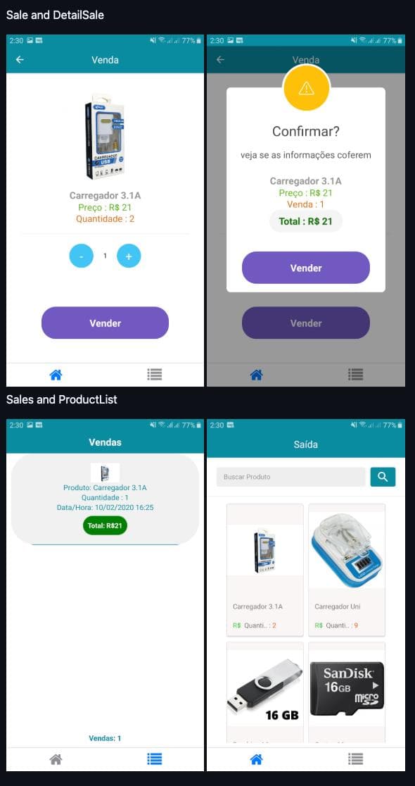 Sistema de Estoque - App Mobile e Web