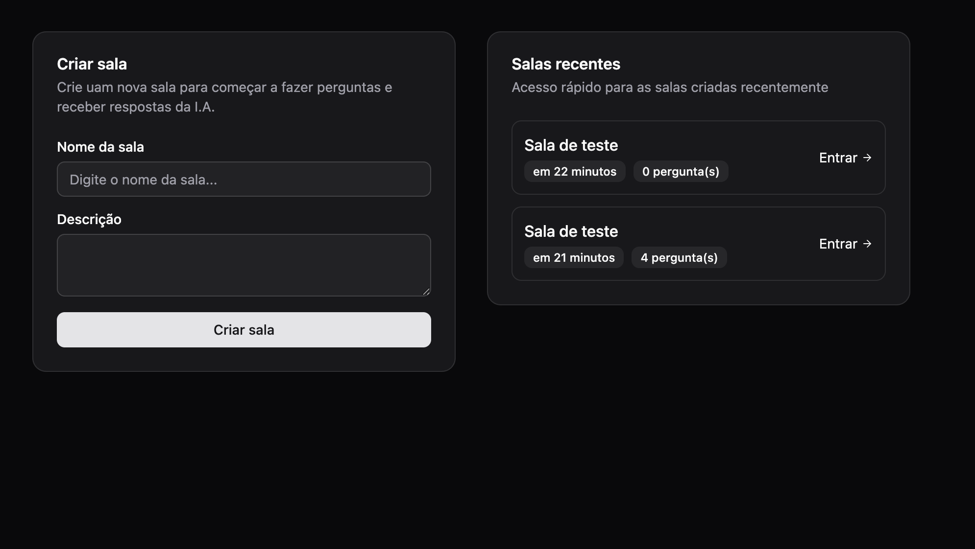 AI Ask Recorder Live - Sistema de Q&A para Eventos
