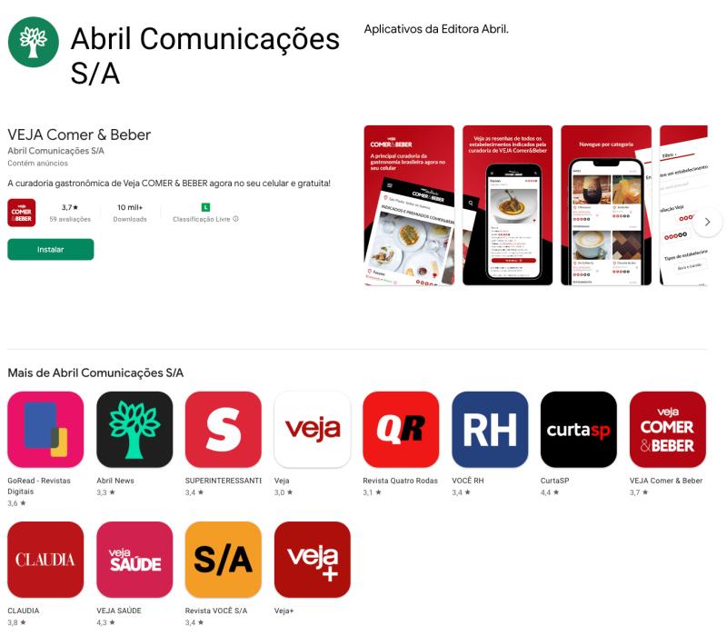 APPS Grupo Abril - Aplicativos Mobile